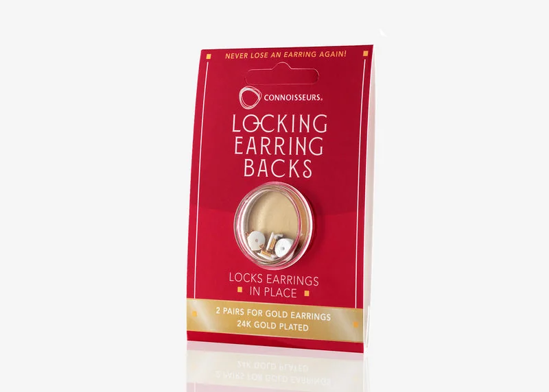 Silver Locking Earring Backs
